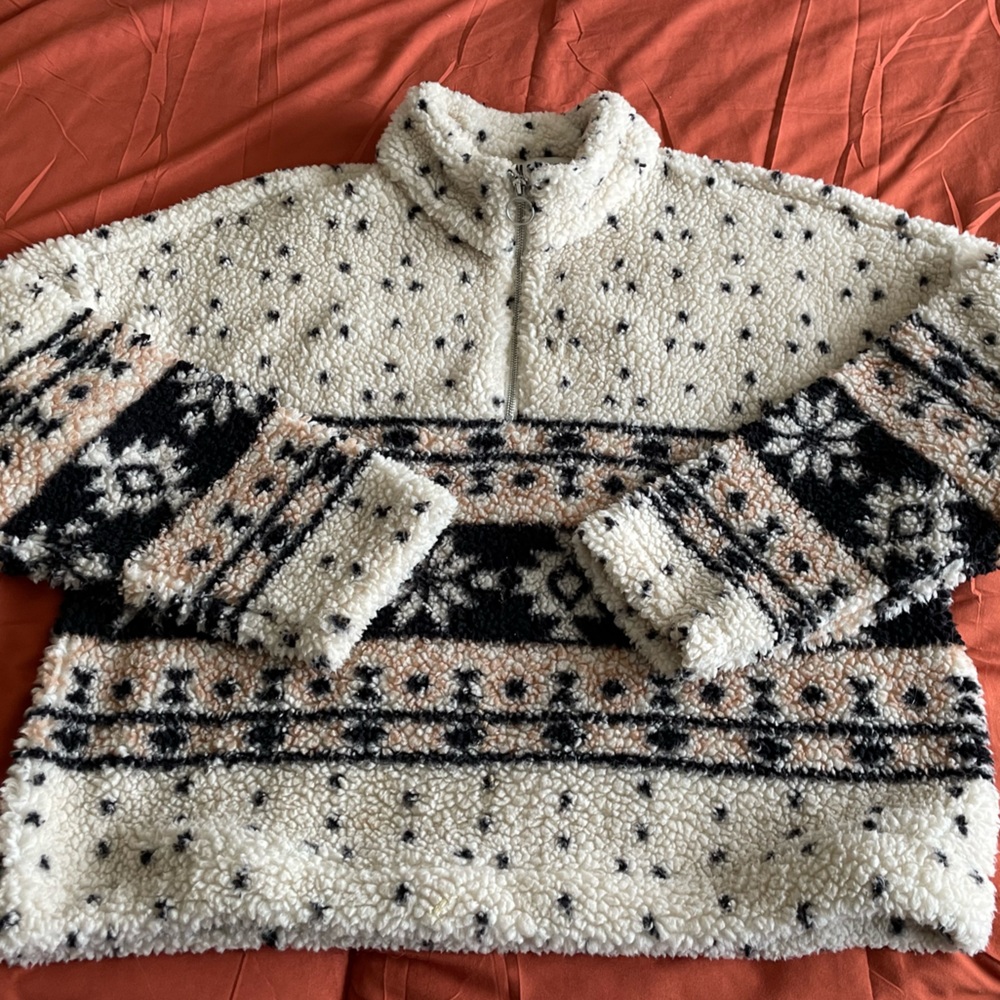 Cozy wool pullover. Oversized Medium fit